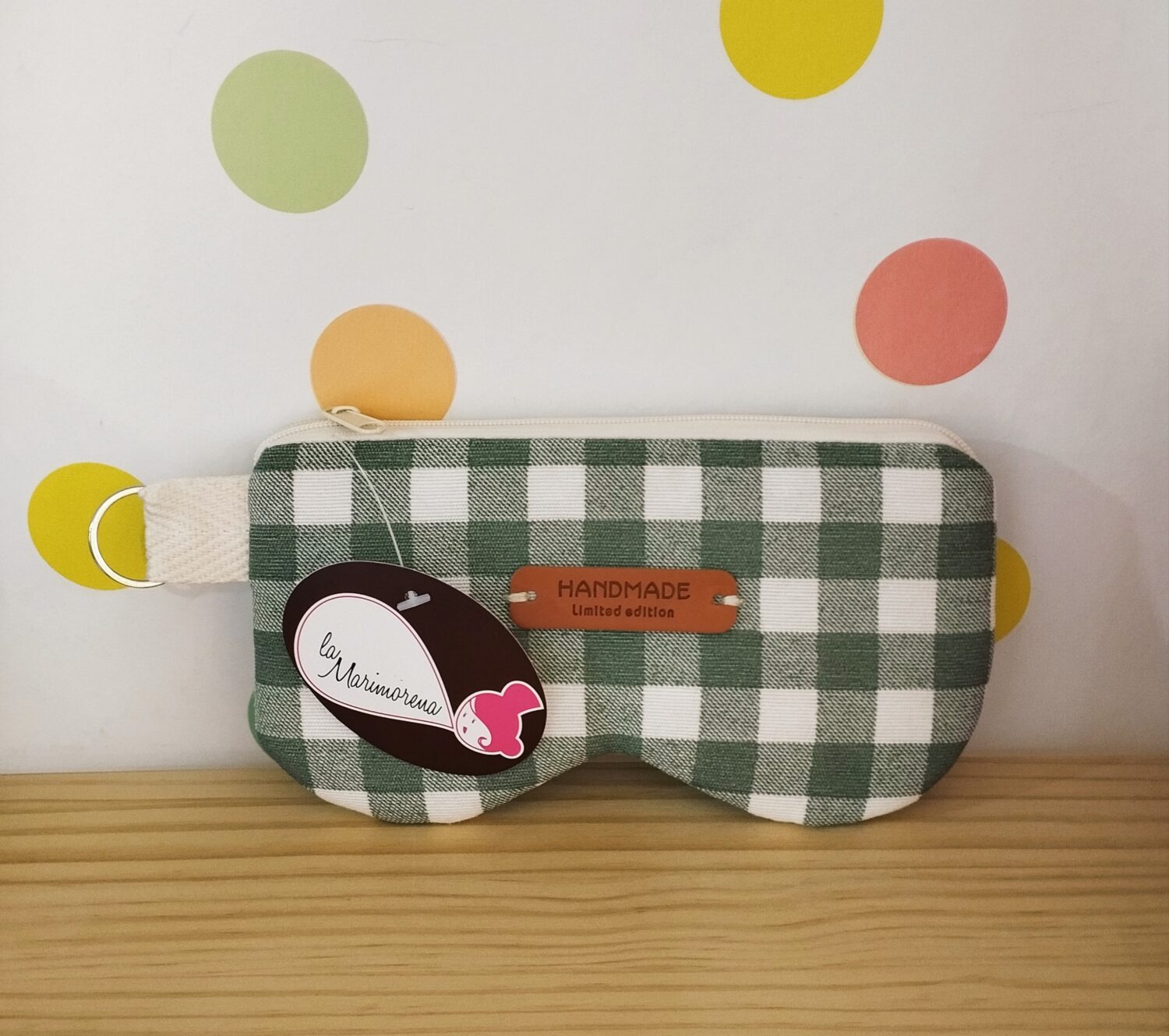 Funda gafas (vichy verde)