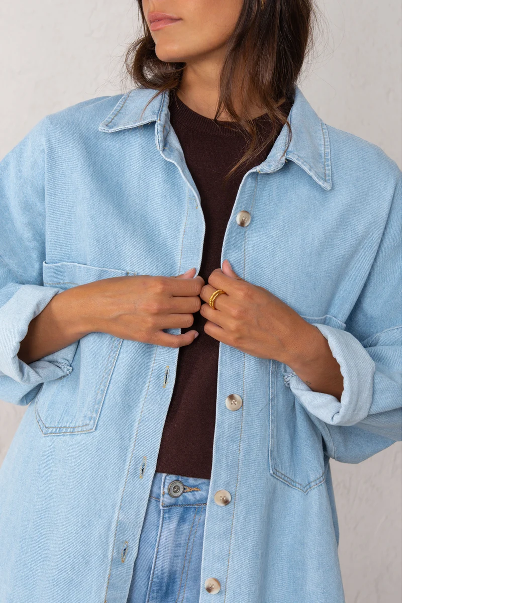 Chaqueta Celia denim claro - Imagen 3
