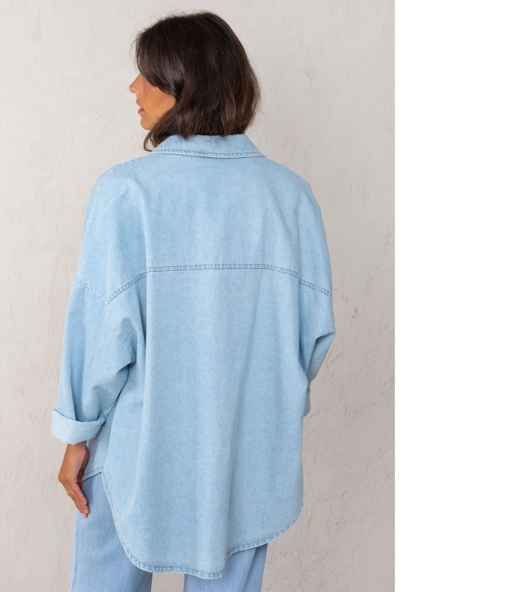 Chaqueta Celia denim claro - Imagen 4