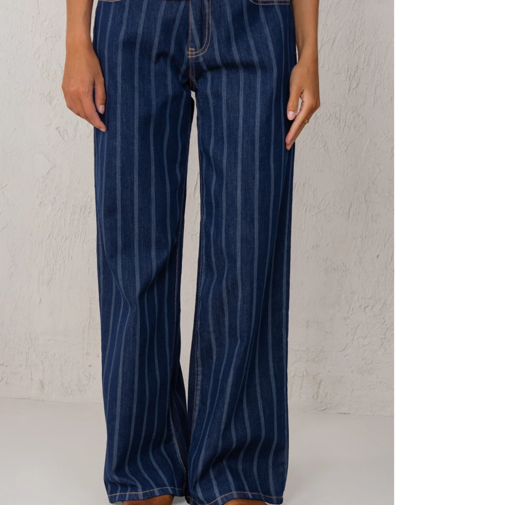 Alternative view of Jeans Leticia denim rayas