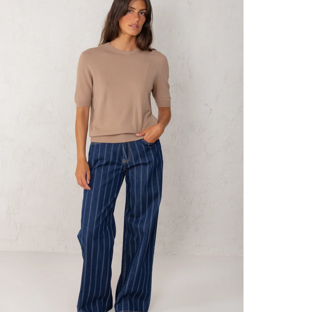Jeans Leticia denim rayas