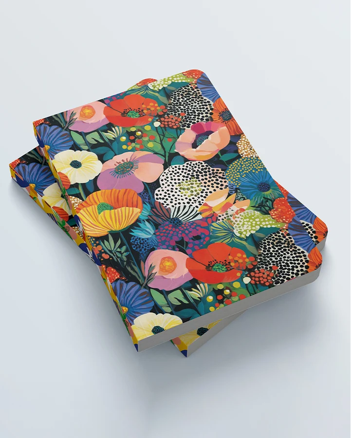 Alternative view of Cuaderno A5 "Amapolas"