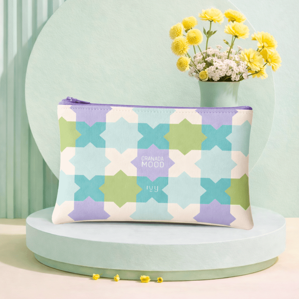Estuche mosaico verde Ivy Paper