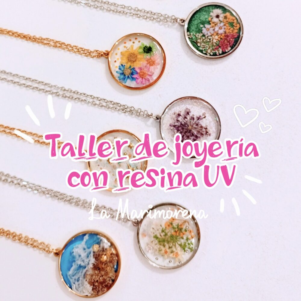 Taller de joyería con resina UV