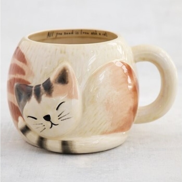Taza "All you need is love cat"