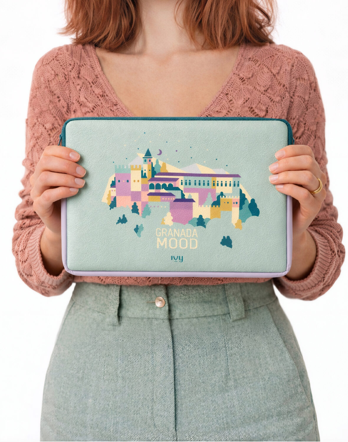 Funda portátil o tablet pequeña "Granada Mood" Ivy Paper - Imagen 2