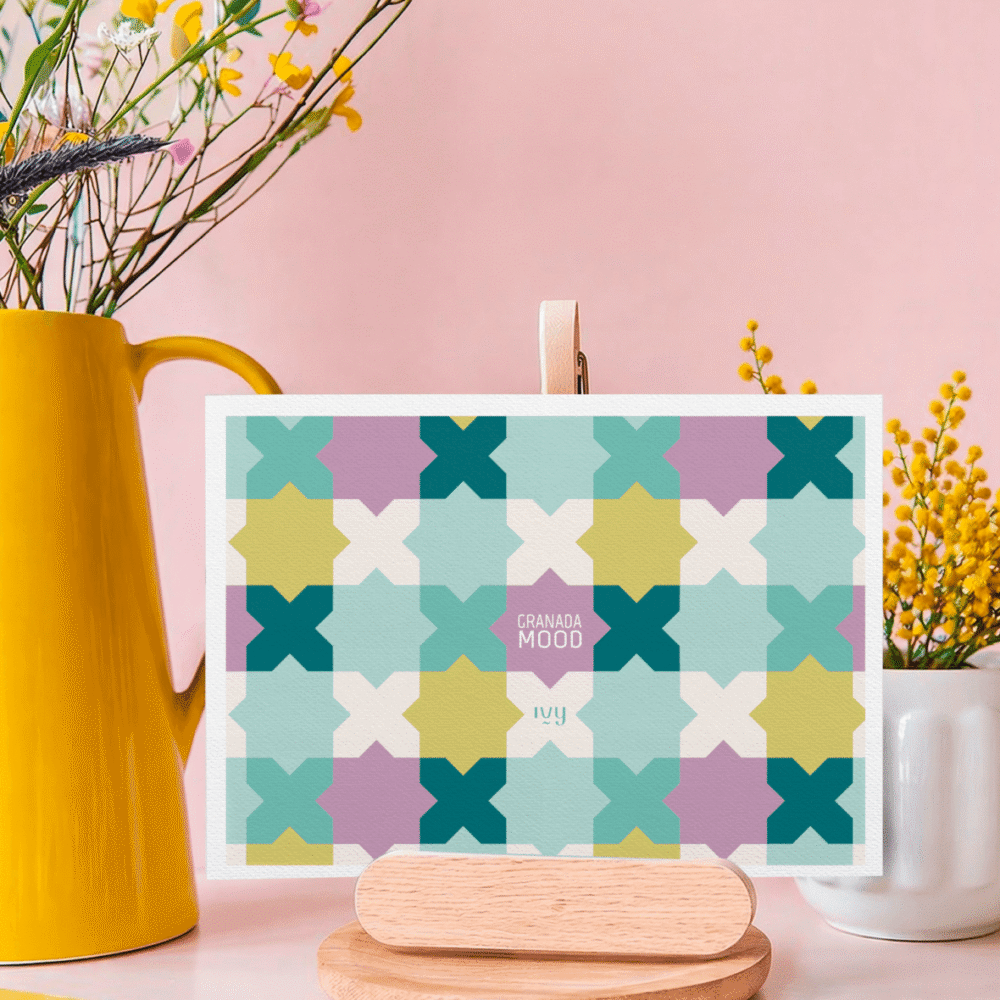 Tarjeta Alhambra Ivy Paper (mosaico)