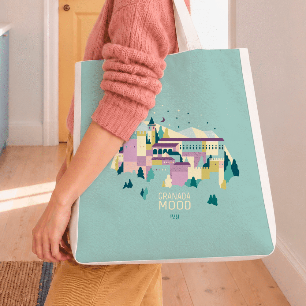 Alternative view of Tote bag Alhambra Ivy Paper